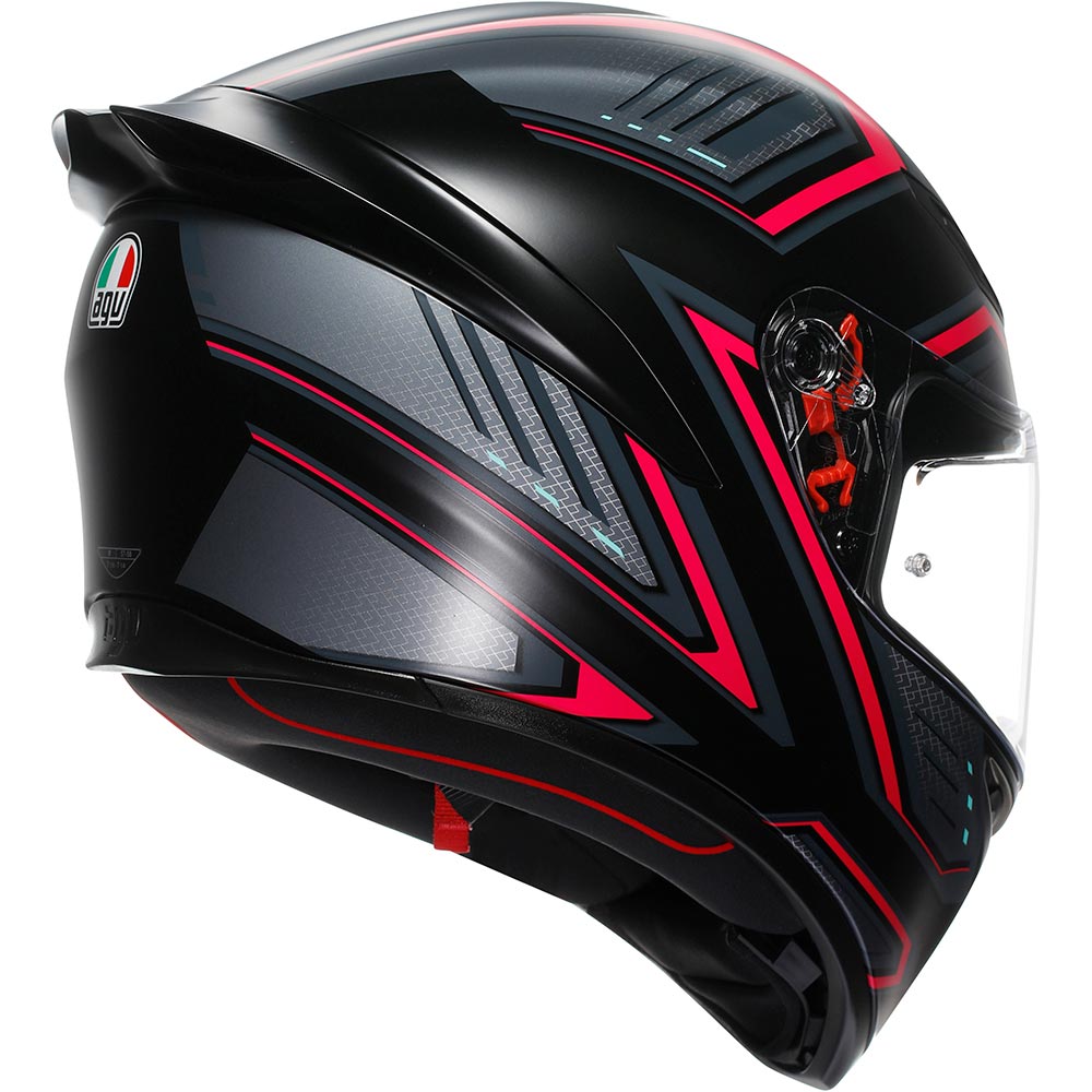AGV - Casque K1 S Sling Noir Mat / Rose