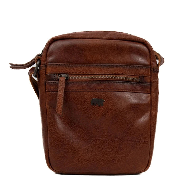 Bear Design Shoulderbag Tobias Cognac