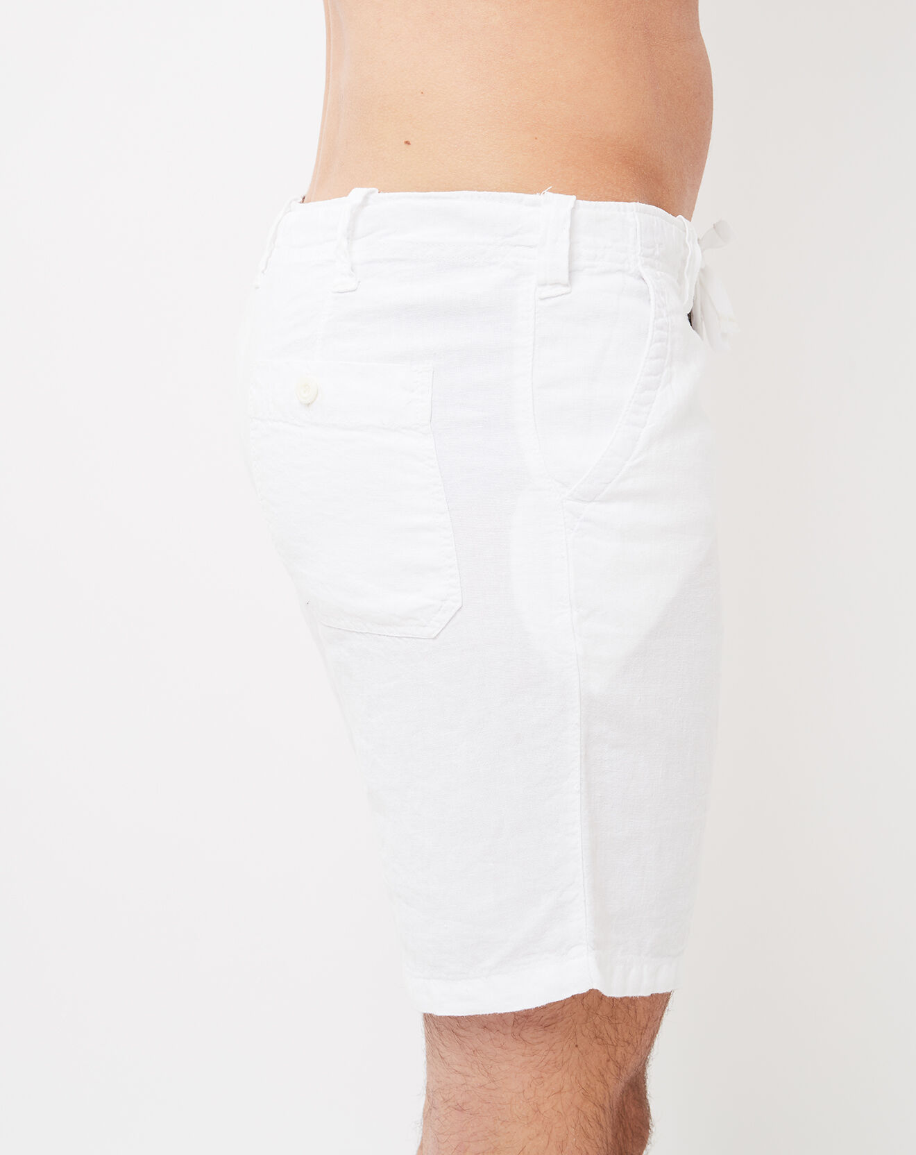 Hartford Short 100% Lin Boy blanc