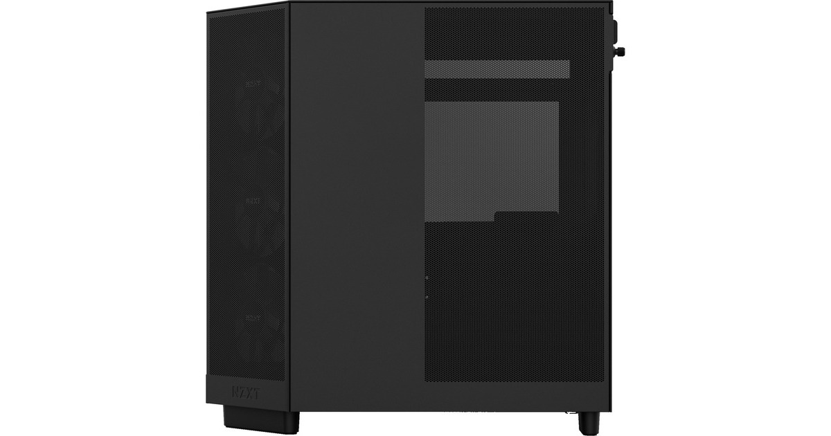 NZXTH6 Flow RGB midi tower behuizing  (Zwart | 2x USB-A | 1x USB-C | RGB | Tempered Glass)