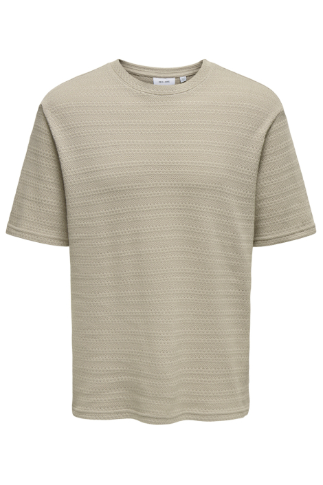 Only & Sons beige heren t-shirt