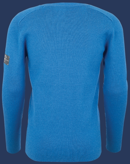 Herren Pullover 021 KoNitJb, Nordicblue
