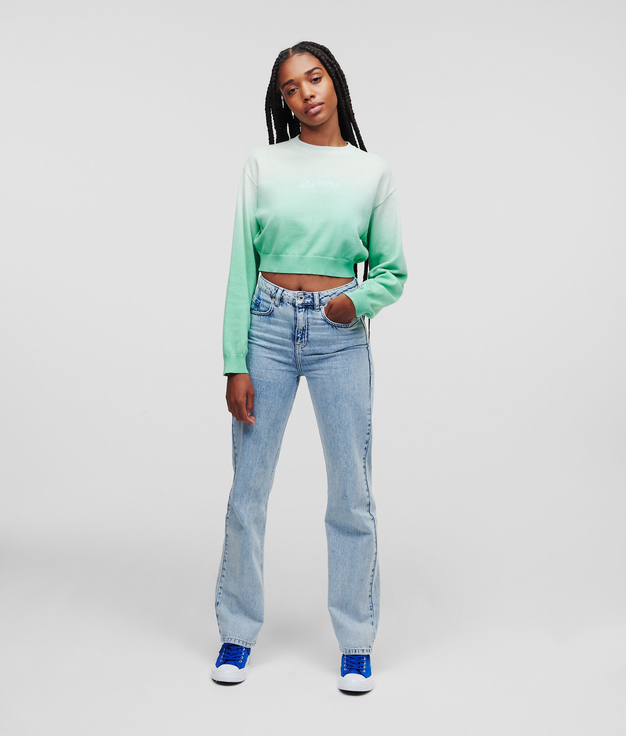PULL CROPPED OMBRE KLJ
