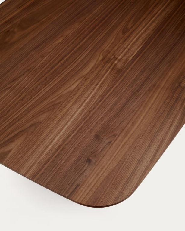 Kave Home Litto eettafel 200x100 walnoot