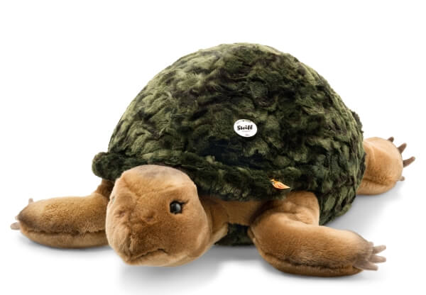 Steiff SLO Schildkröte, grün gefleckt, 70 cm