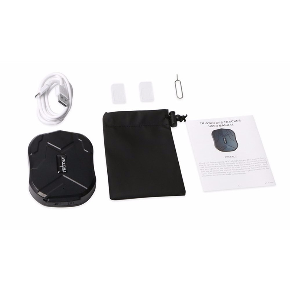 Auto KFZ GPS Magnet Tracker Peilsender Echtzeit Standortabfrage mit 4G SIM Karten-Slot Wasserfest IP65 (iOS/Android)
