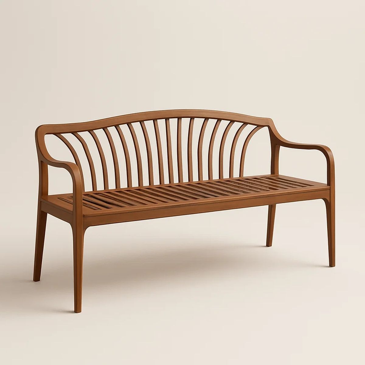 Gartenbank Teakholz Natur 150x 60x 90cm