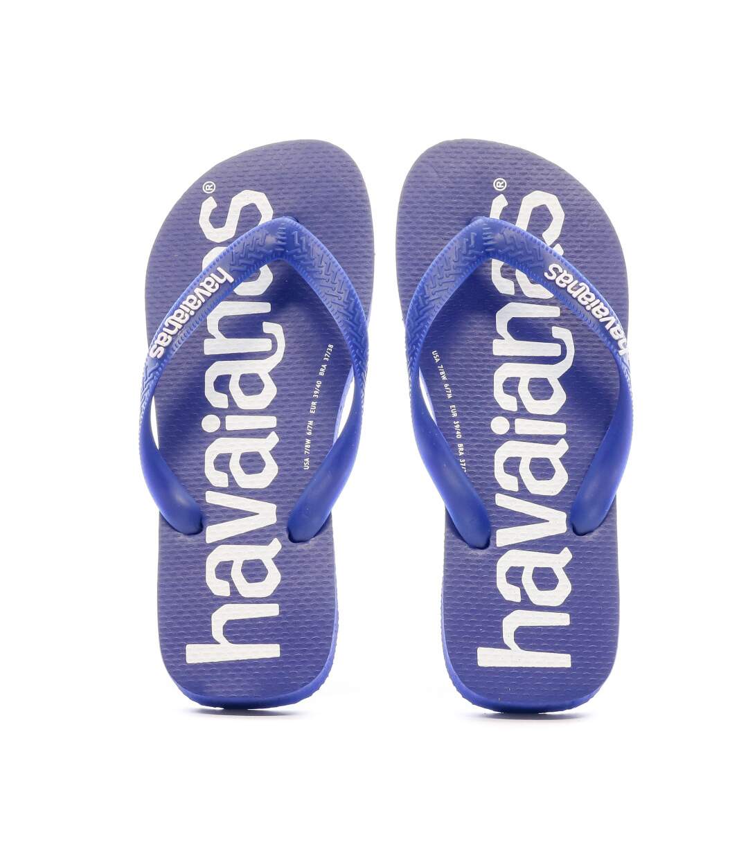 Tongs Bleu Mixte Havaianas Logomania Awlab