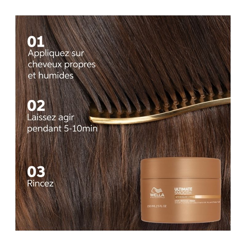 Masque nourrissant Ultimate Smooth Wella 30ml