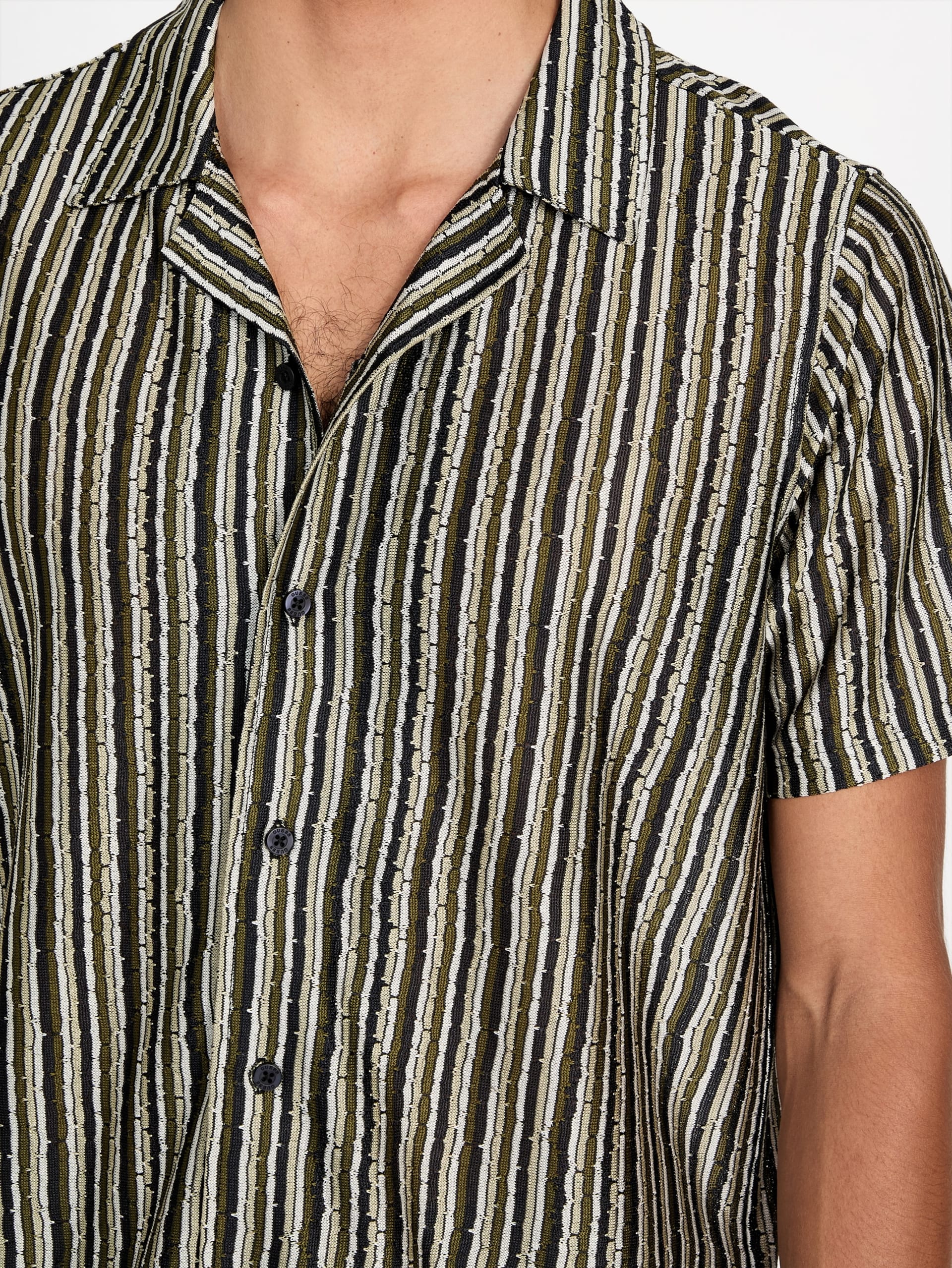 Camisa Wyatt Stripe Resort