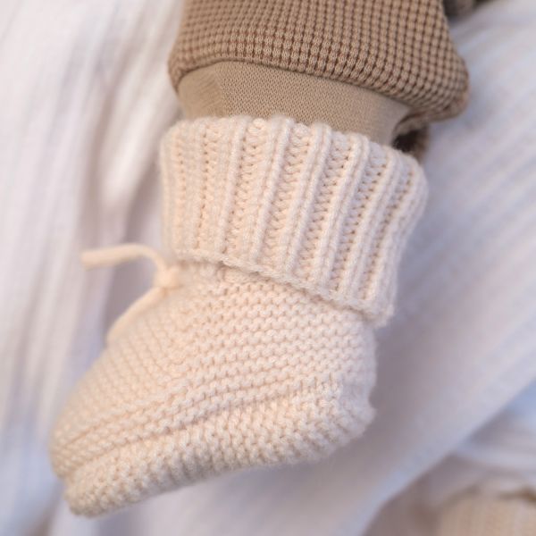 Slofjes Merino Wool Birch 6-12M