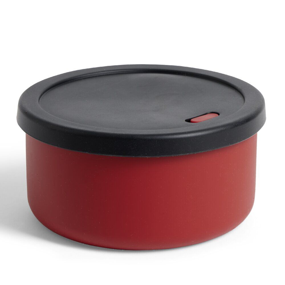 Boîte alimentaire ronde en silicone 1,3L - Ø17xH.8,5cm