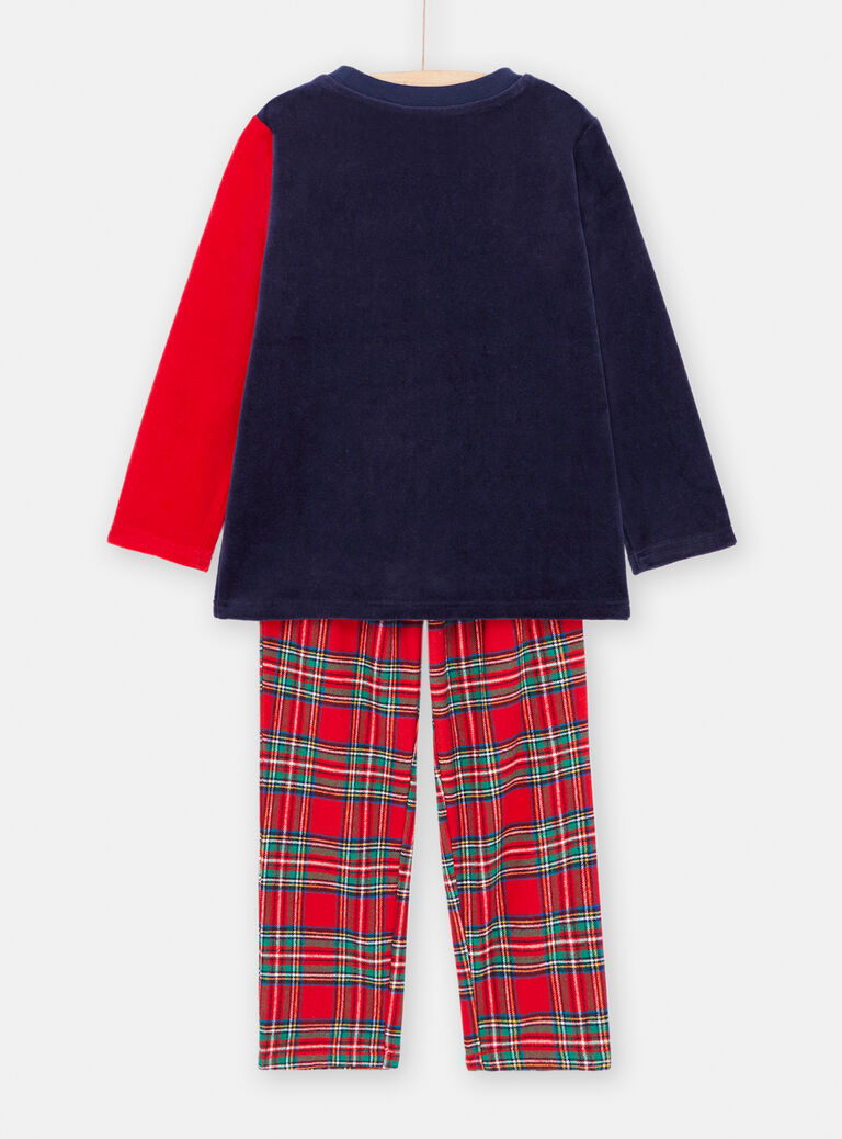 Pyjama NOEL à pompom pour enfant garçon