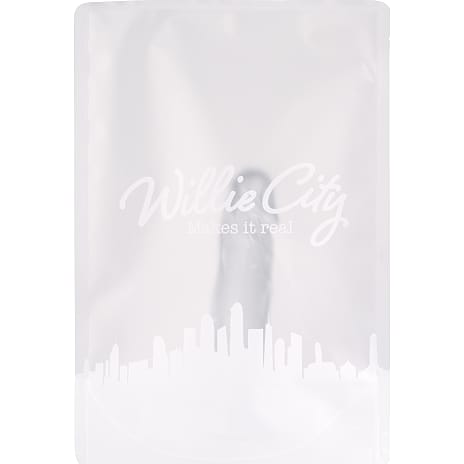 Willie City Klar dildo med sugekop 15 cm