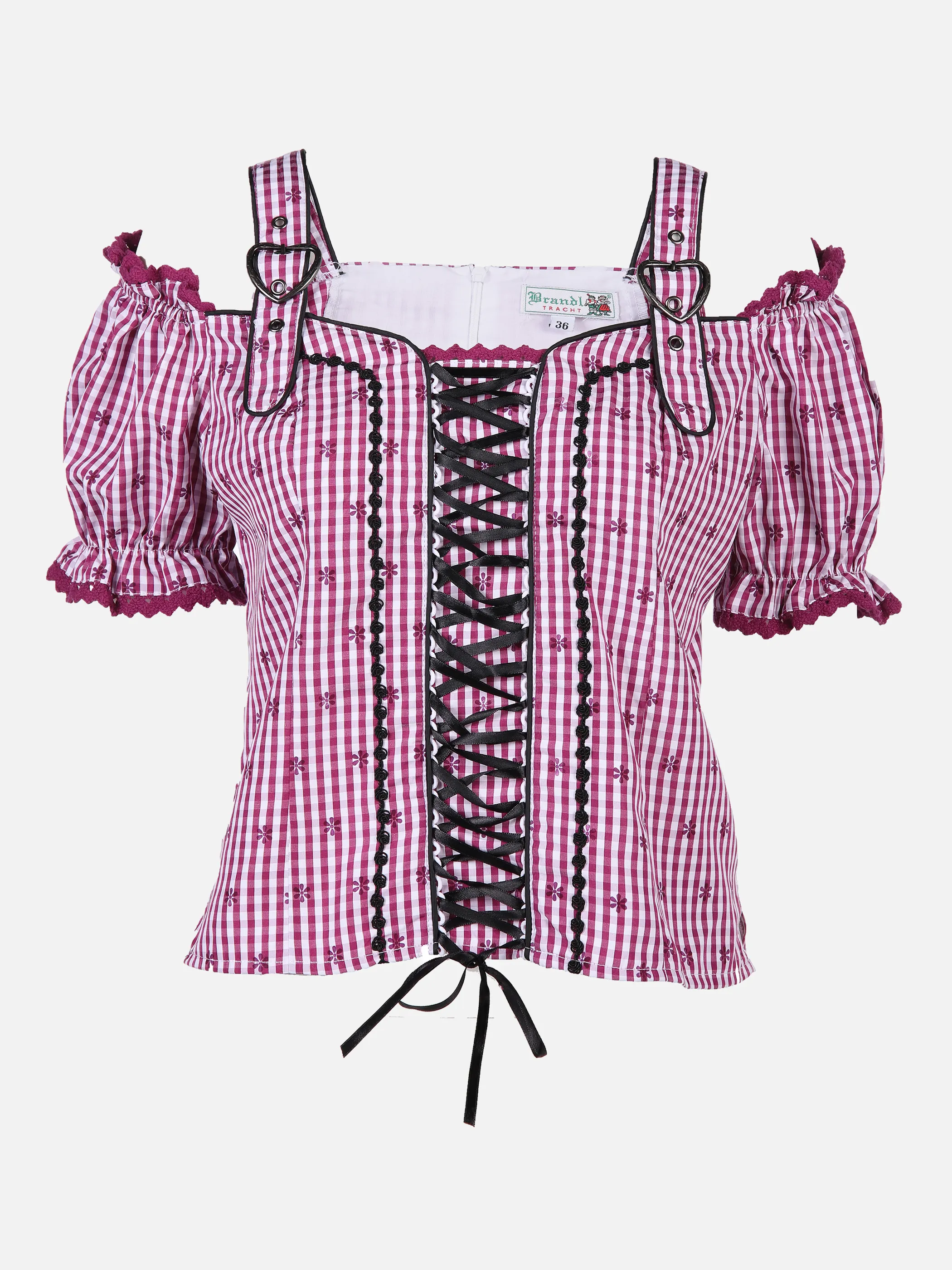 Damen Trachtenbluse in Vichykaro