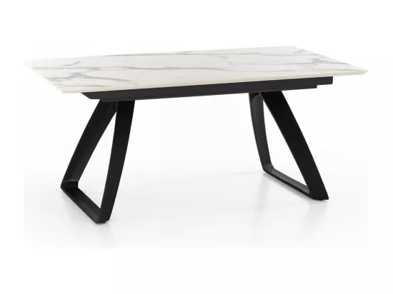 Barret Table Extensible (170/270 x 90 cm) en HPL sur MDF Noir