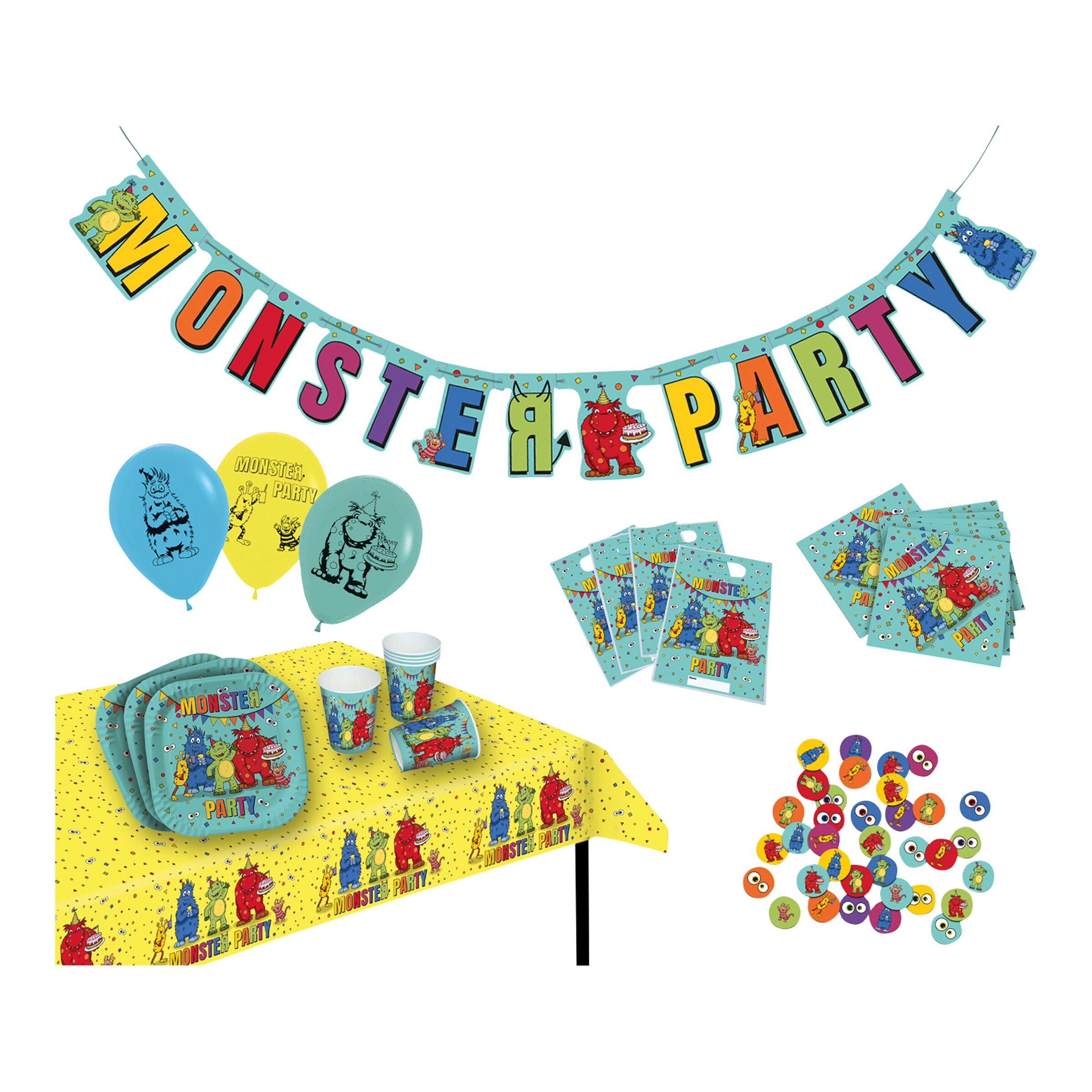 tib Party Koffer Monster