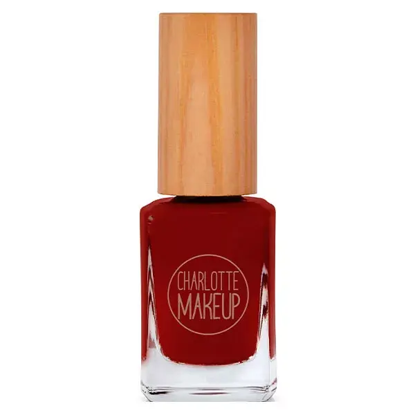 Verniz Charlotte Bio Biosourced Bordeaux Vermelho 10ml