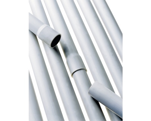 Starre installatiebuis M20 grijs 2,0 m