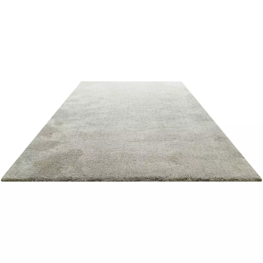 Homie Living Hochflorteppich Pisa hellgrau creme