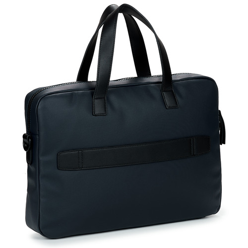 Tommy Hilfiger - TH PIQUE SLIM COMPUTER BAG - Marine
