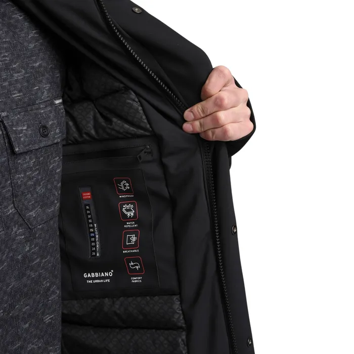 Gabbiano Minimalistic Stretch Parka Winterjas Heren