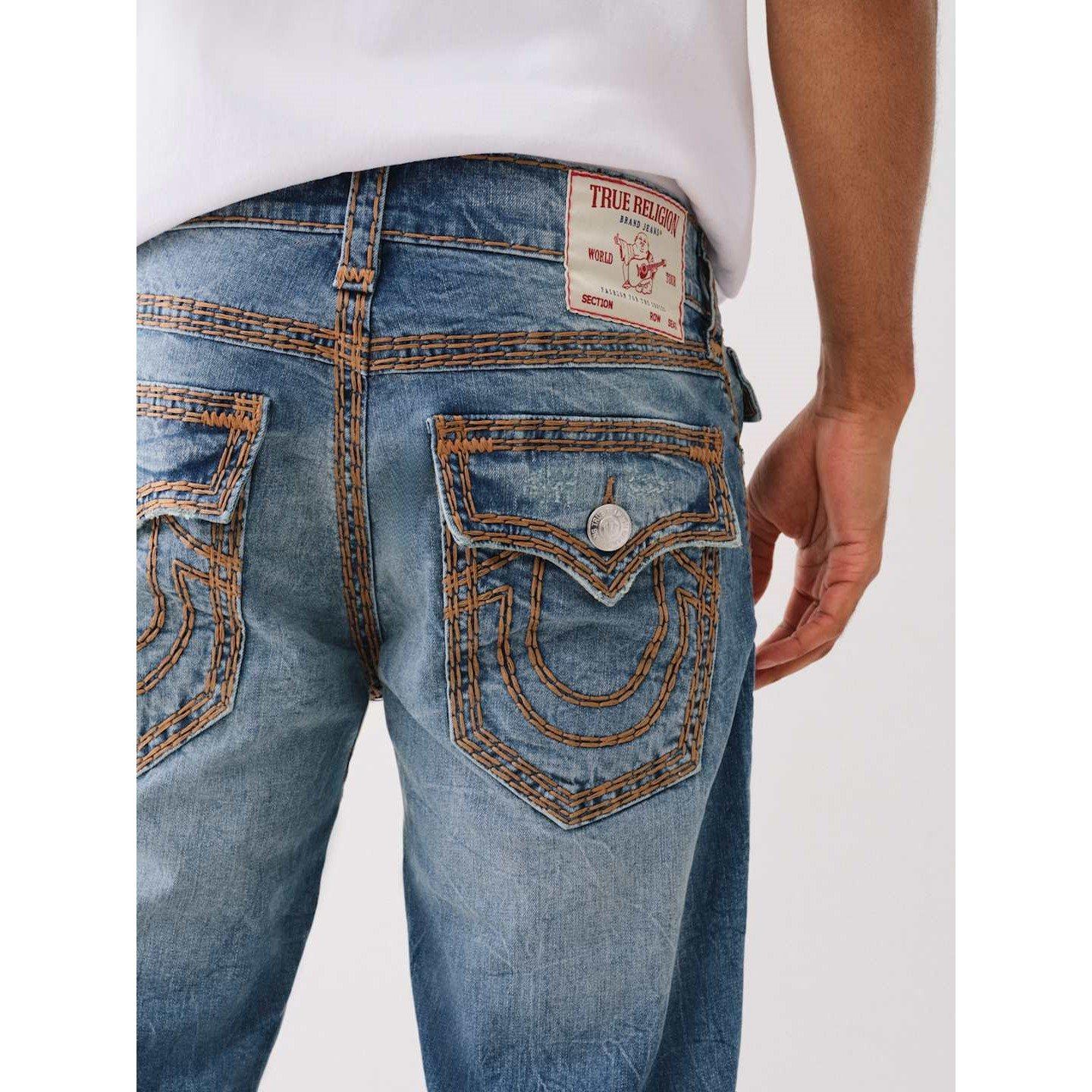 True Religion Ricky Super Q Straight Leg Jeans