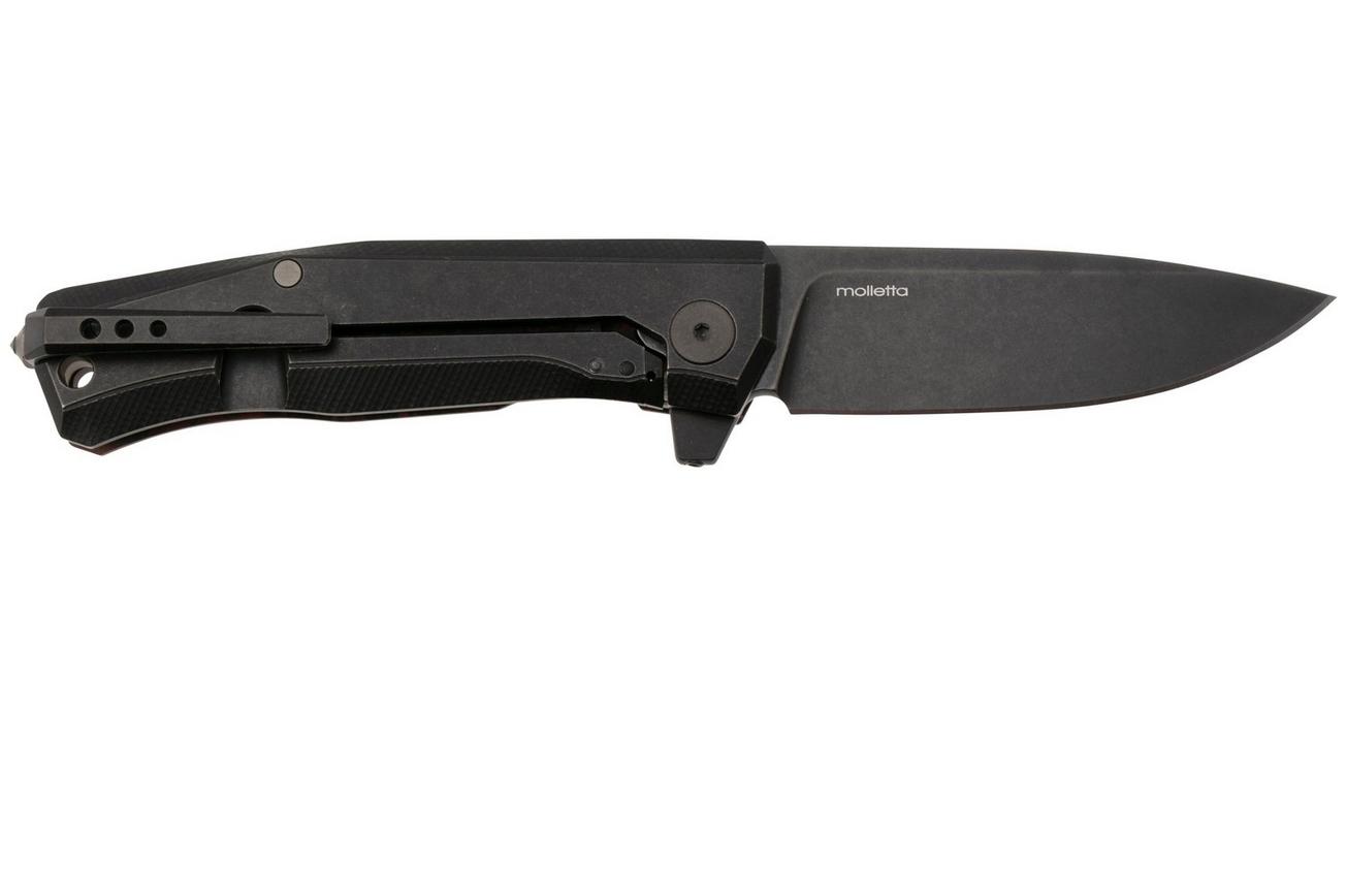 LionSteel Myto MT01-MC-MV CPM MagnaCut, Old Black Mars Valley FatCarbon zakmes, Molletta design