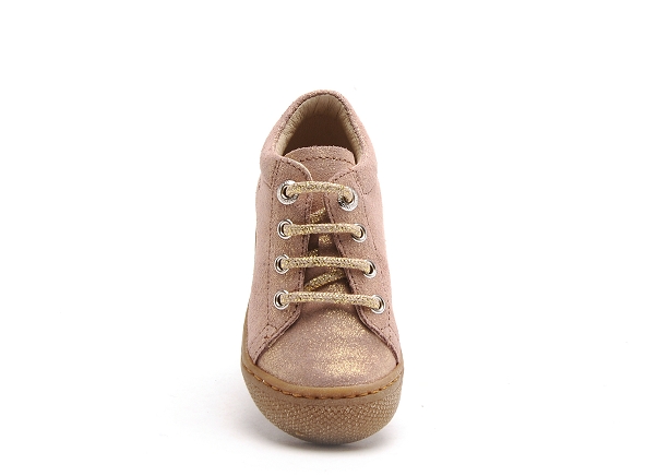 Naturino boots bottine bebe cocoon suede glitter rose