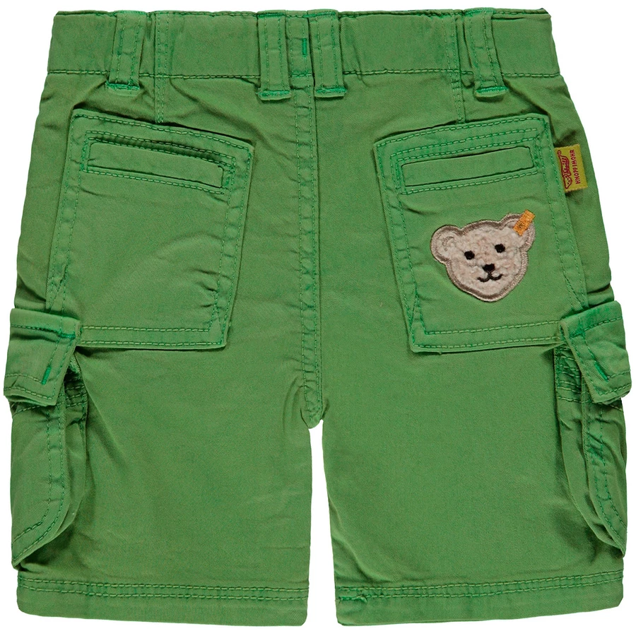 Steiff Boys Bermudas Skaterlänge, grün