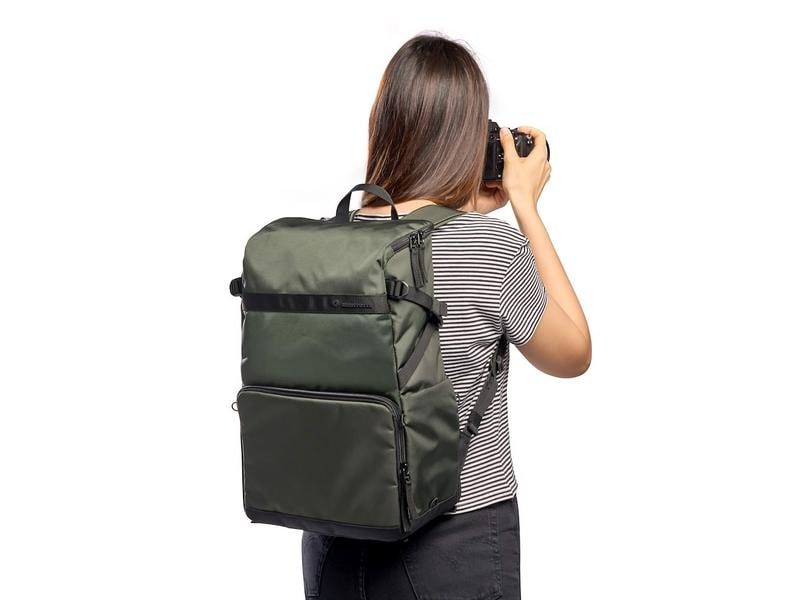 Manfrotto Fotorucksack Street Slim Stylischer Kamerarucksack mit viel Platz