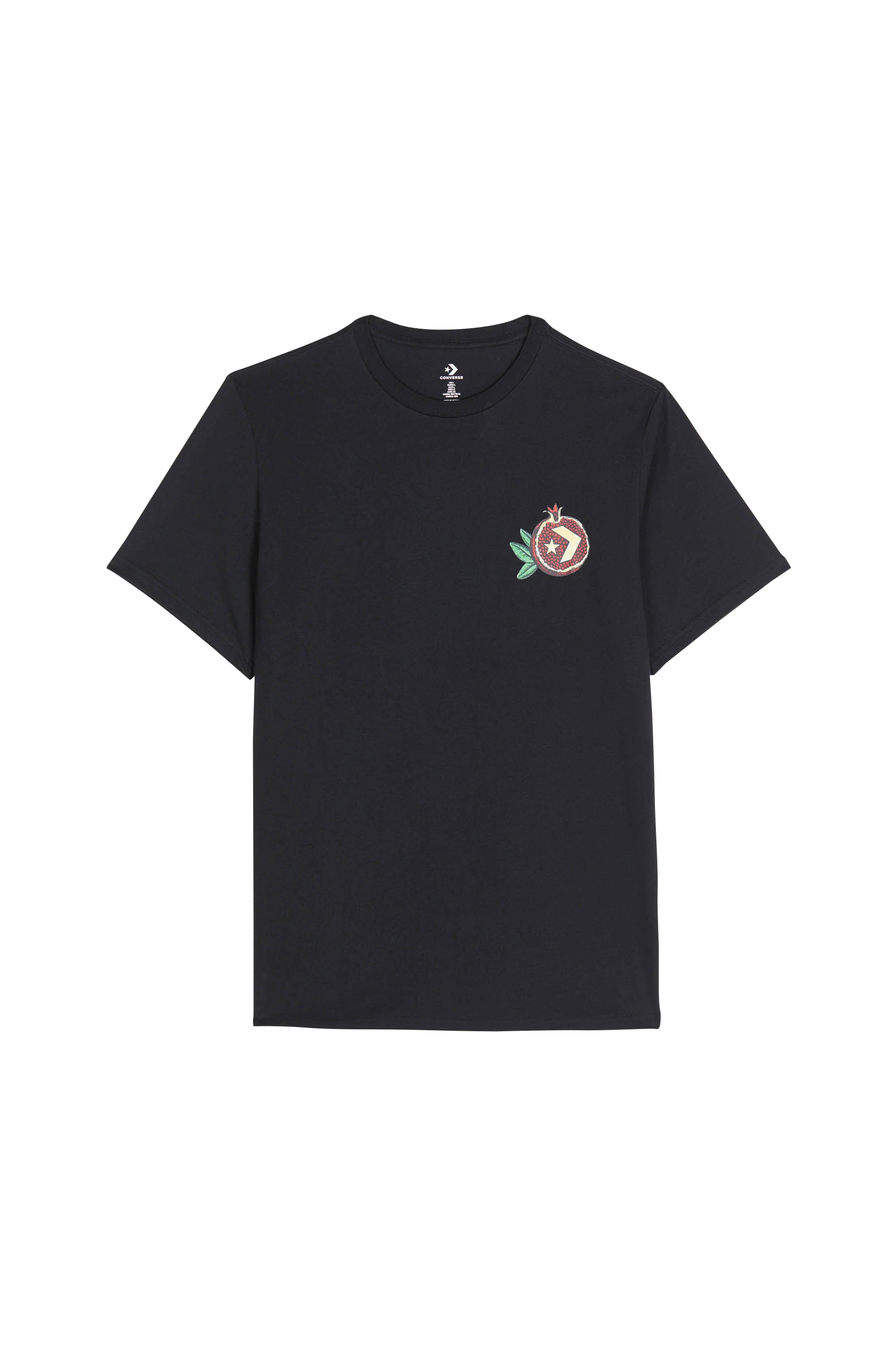 CONVERSE t-shirt POMEGRANATE Noir