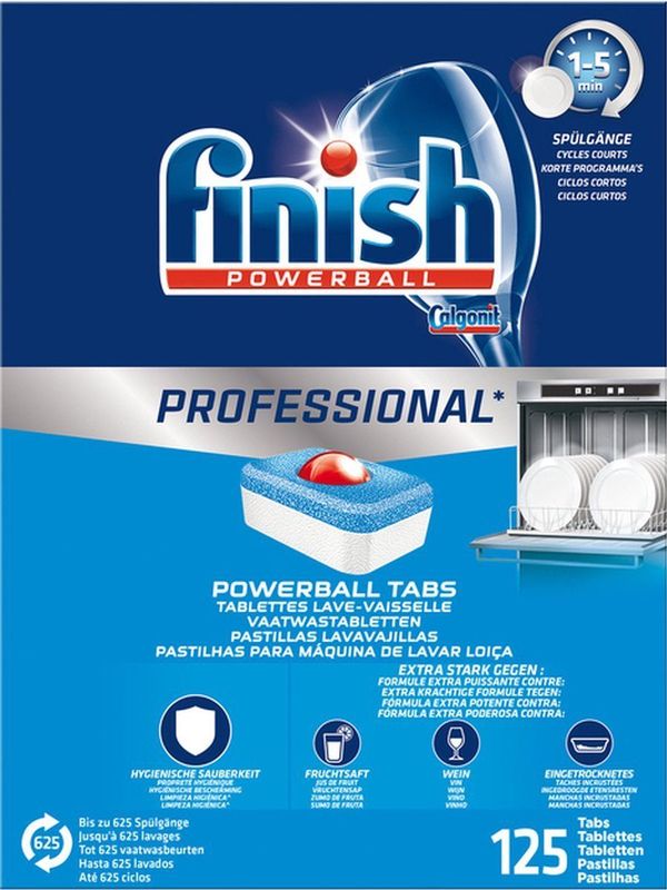 Finish Professional Powerball Tab 125 tabs