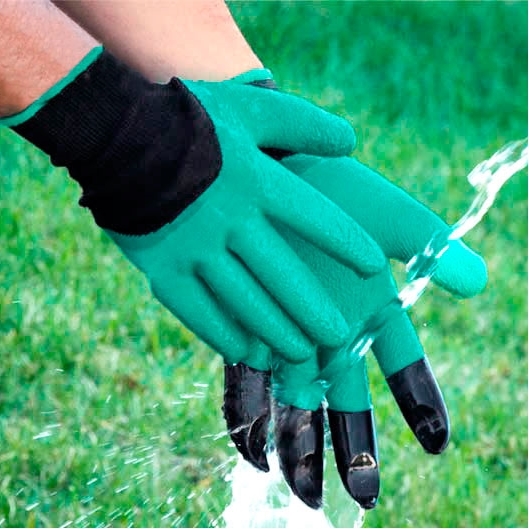 Gants de jardinage avec griffes