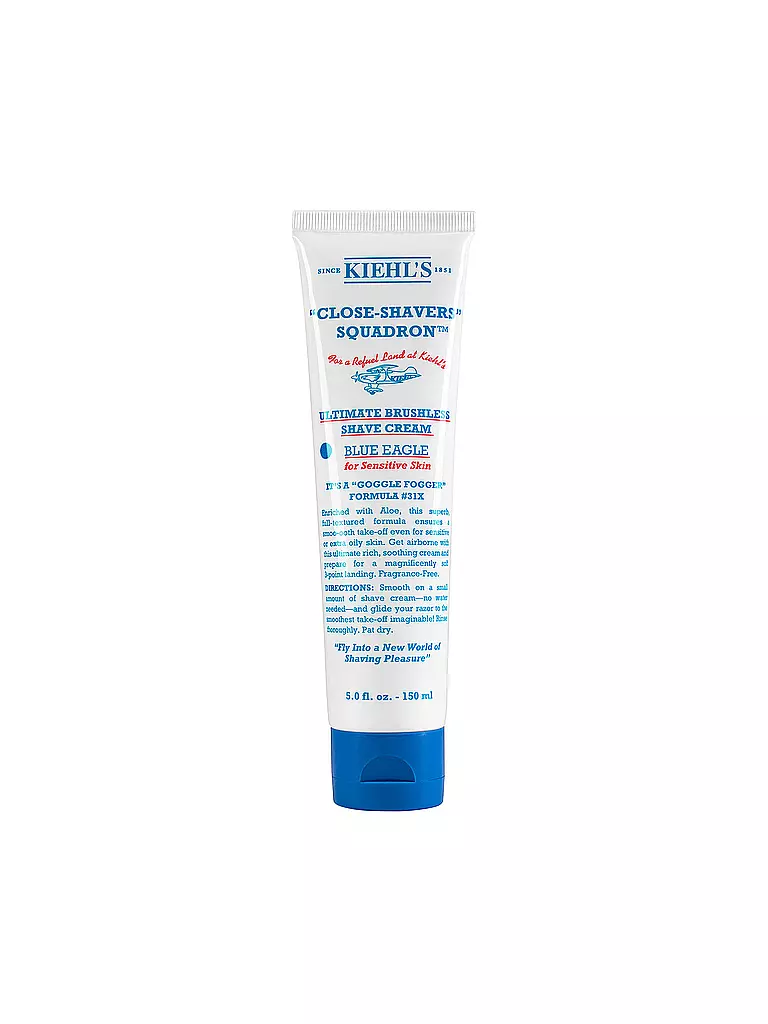 KIEHL'S Ultimate Brushless Shave Cream - Blue Eagle 100ml keine Farbe