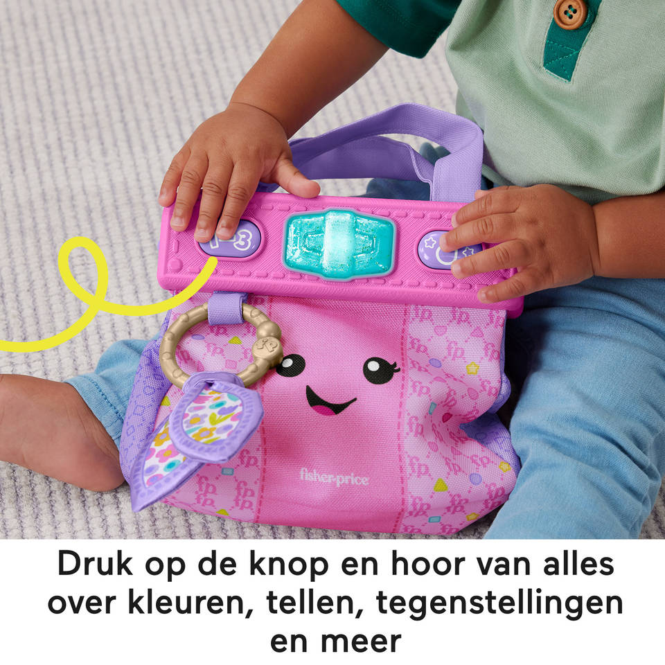 Fisher-Price Leerplezier Op Stap ontdekkingstas
