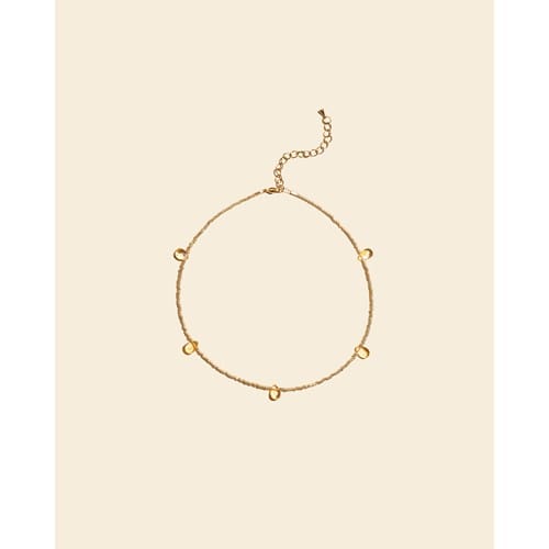 Choker gouttes citrine