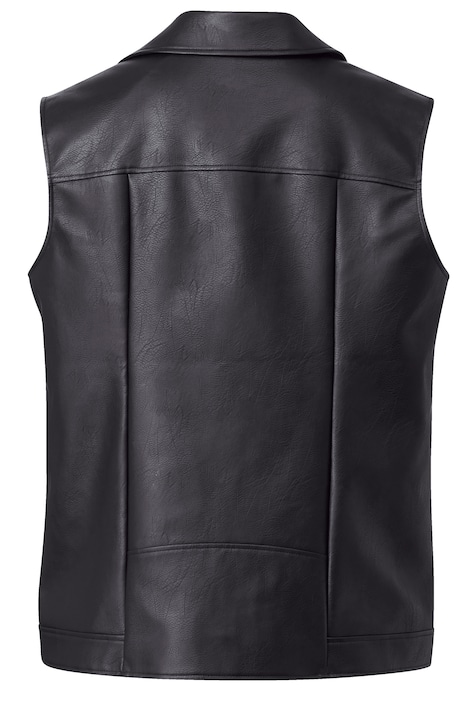 Lederoptik-Bikerweste, Zipper