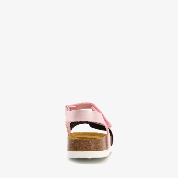 Hush Puppies meisjes bio sandalen roze met bloem