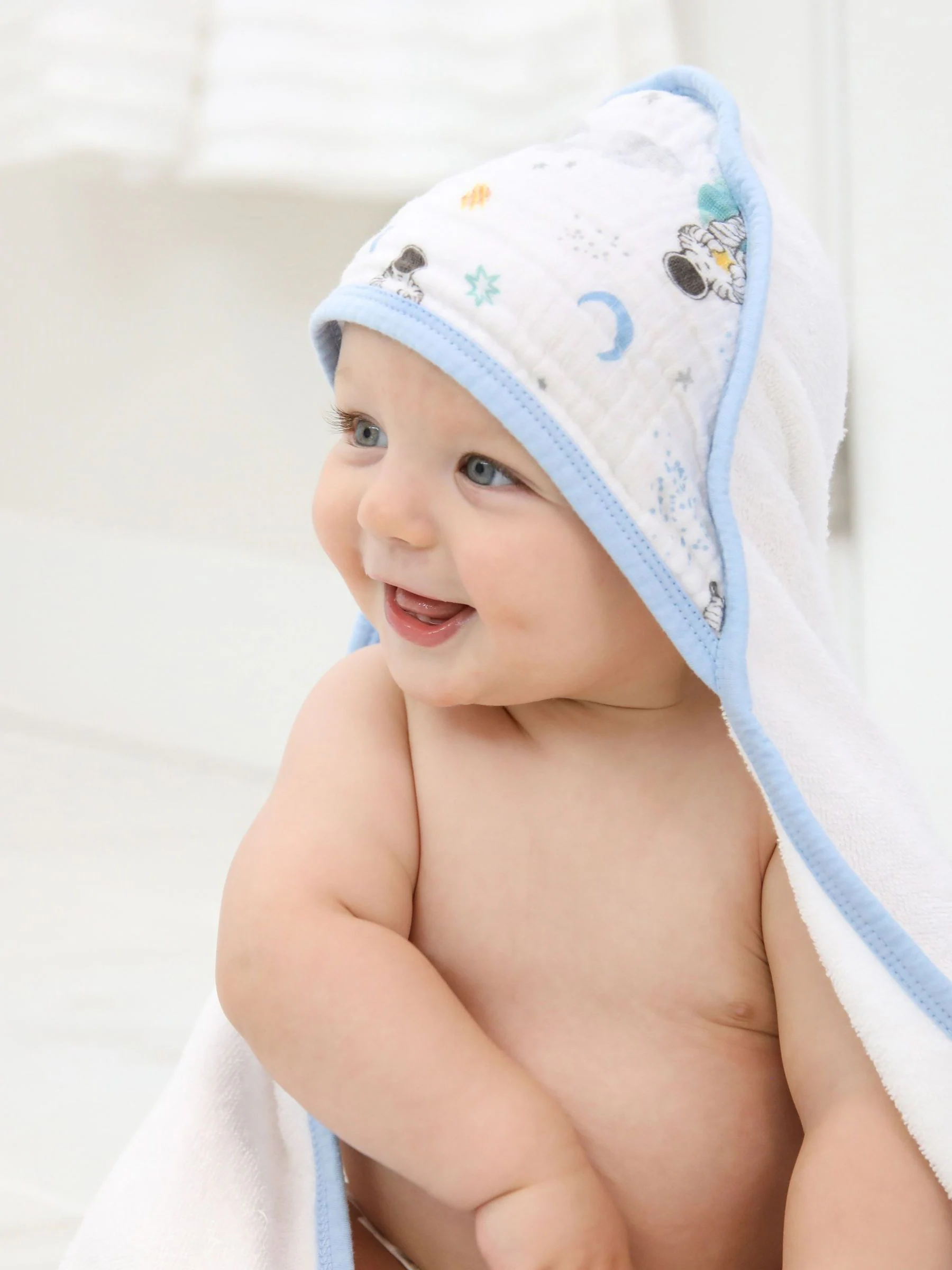 aden + anais Essentials Handdoeken met capuchon van 100% katoen, 2 set