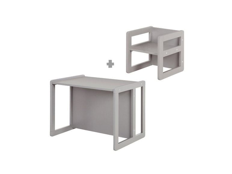 Kindertafel met stoel Montessori 3-in-1
