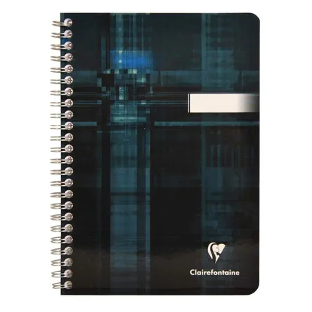 Clairefontaine Spiralbuch liniert, A5, 90 Blatt, sortiert