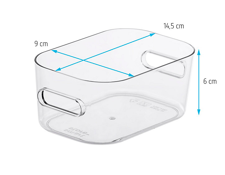 Boîte de rangement réctangulaire transparente SmartStore Compact Clear taille XS