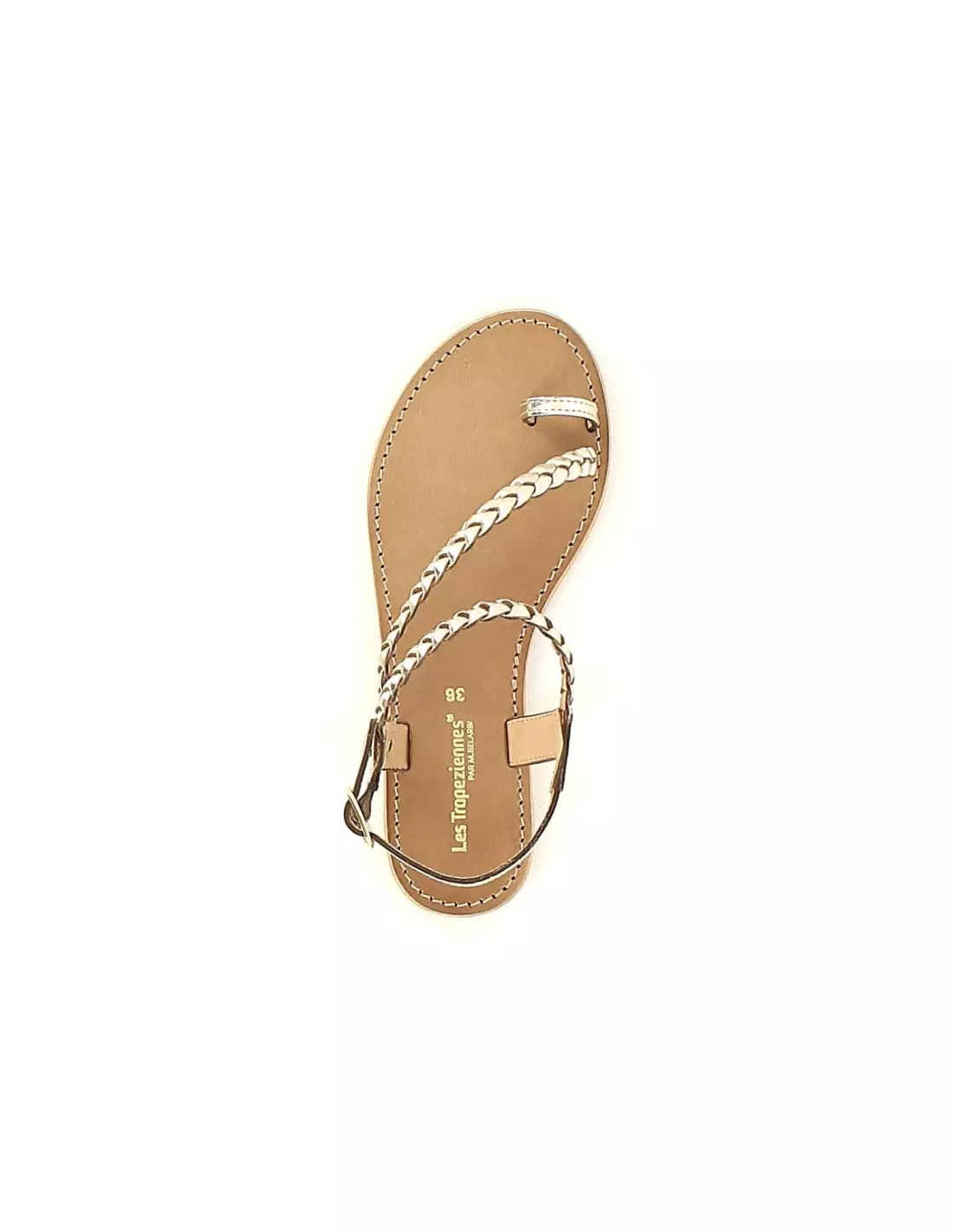 LES TROPEZIENNES DRES HIDEAOR - Sandales & nu-pieds Or