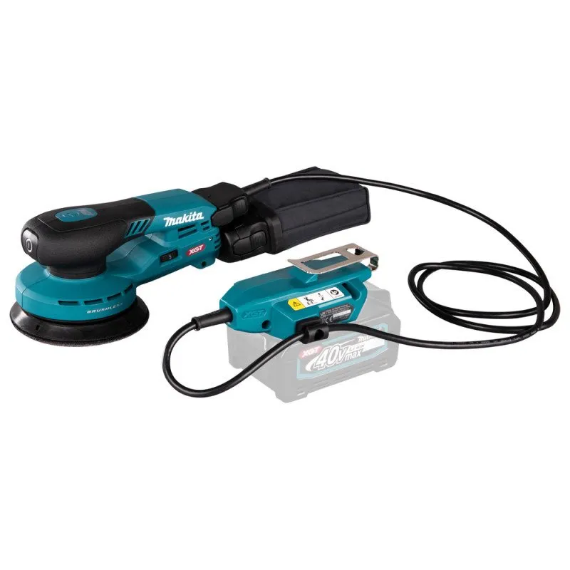 Makita BO001CGZ BO001CGZ Batteridreven excentrisk sliber uden batteri, uden oplader 40 V Ø 125 mm - SOLO