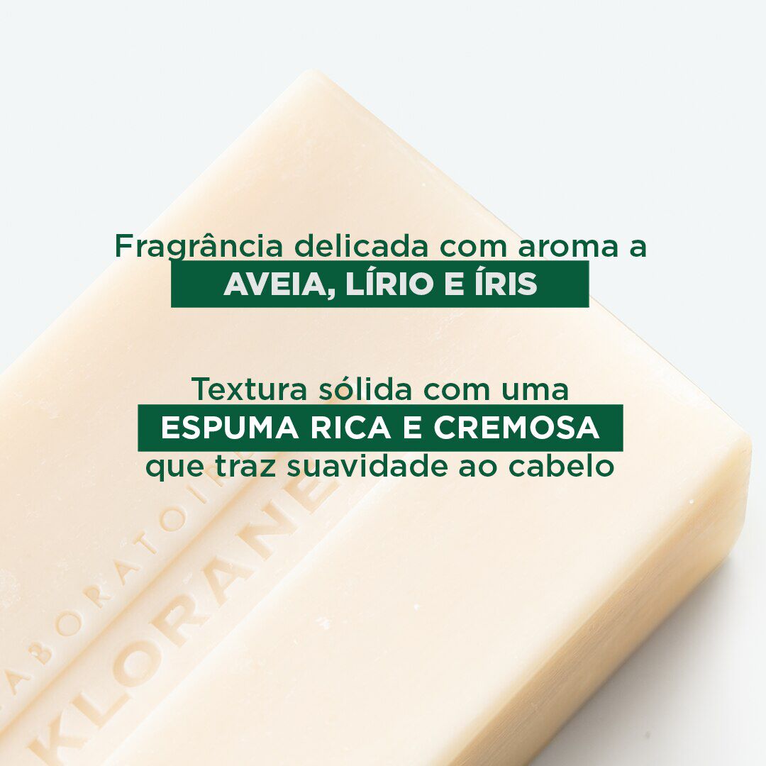 KLORANE  Champô Sólido Aveia - 80gr