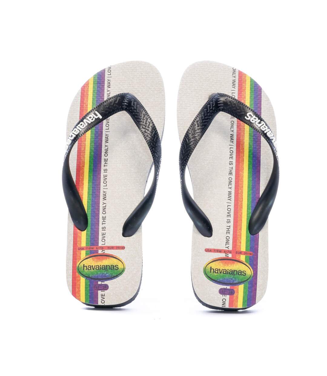 Tongs Blanches Mixte Havaianas Top Pride