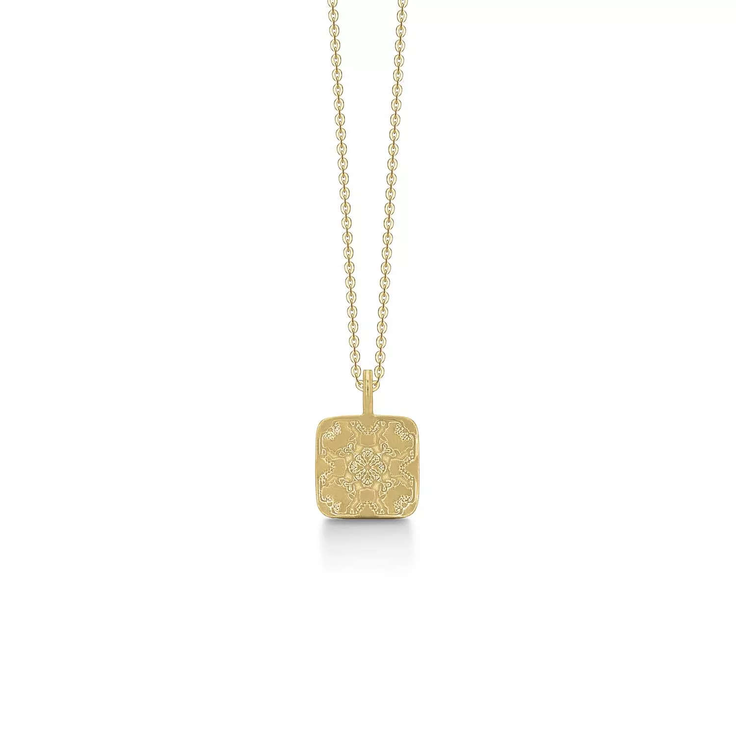 Polar Jewelry Tinder Box Halskæde 22 kt. Forgyldt Sølv TIN-NL-GD-00321