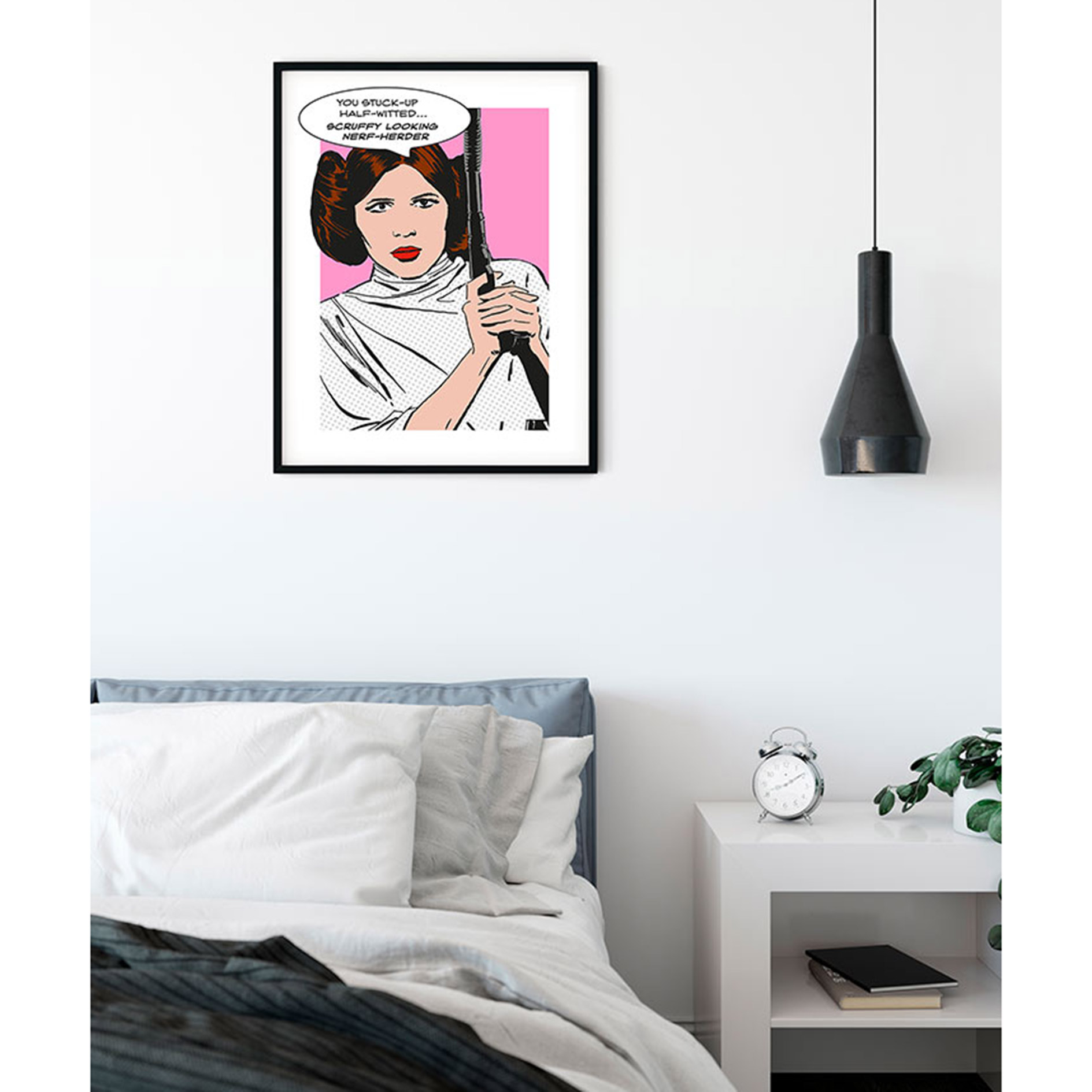 Wandbild STAR WARS CLASSIC COMIC QUOTE - 50x70 cm