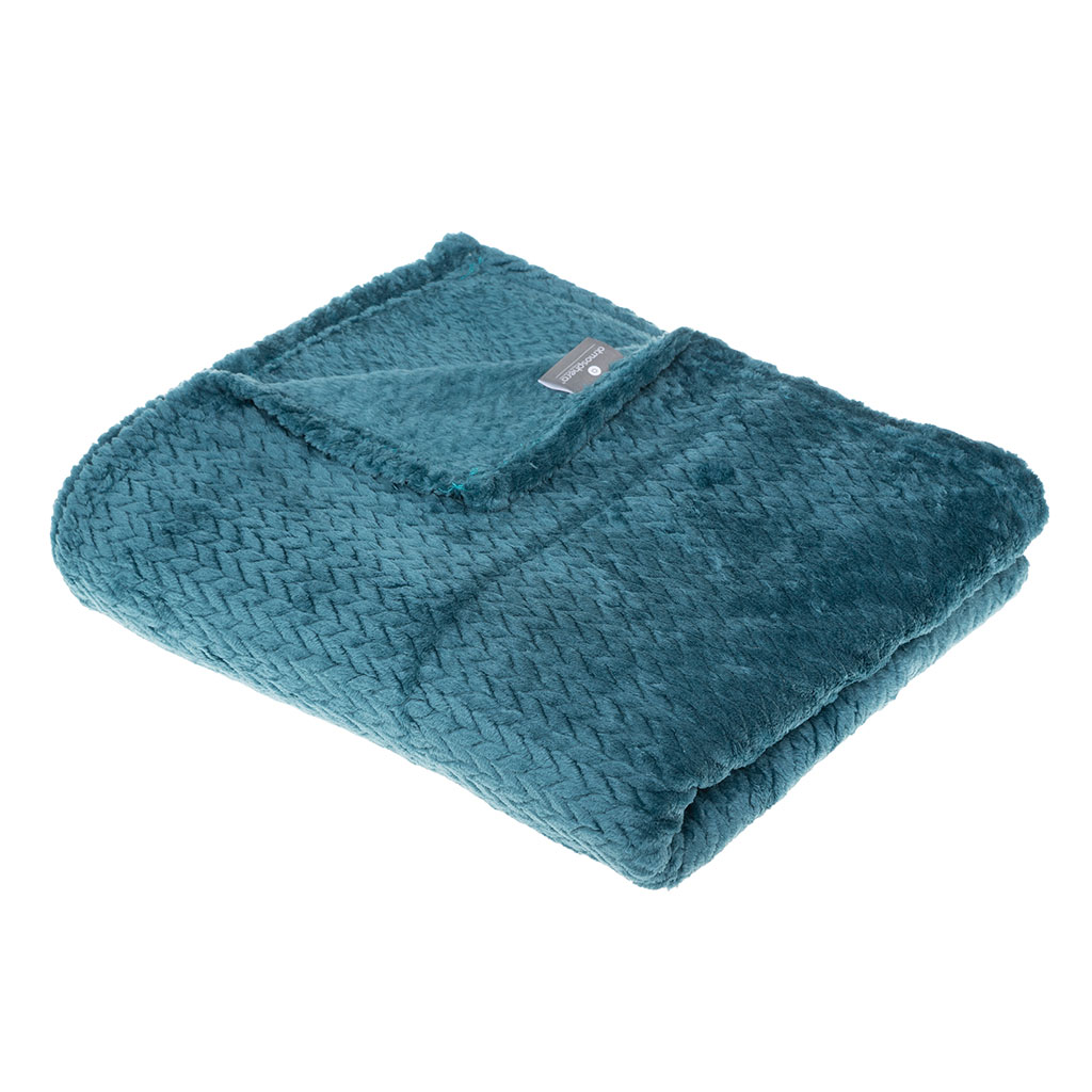 Plaid flanelle polyester 125x150cm